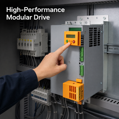 Good price Fan Cooled PARKER AC Drive PMAC Variable Speed Motor Controller IP20 online