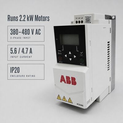 Good price PWM 2.2kW VFD 3 Phase Inverter ABB ACS180 380V-480V IP20 Drive online